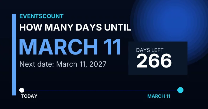 How Many Days Until March 11?