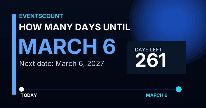 How Many Days Until March 6?