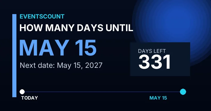 How Many Days Until May 15?