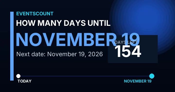 How Many Days Until November 19?