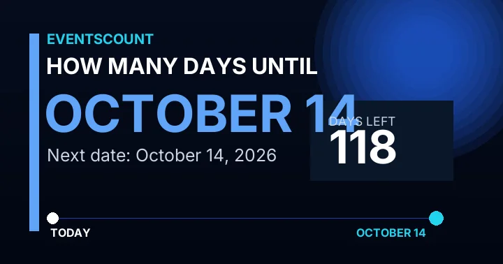 How Many Days Until October 14?