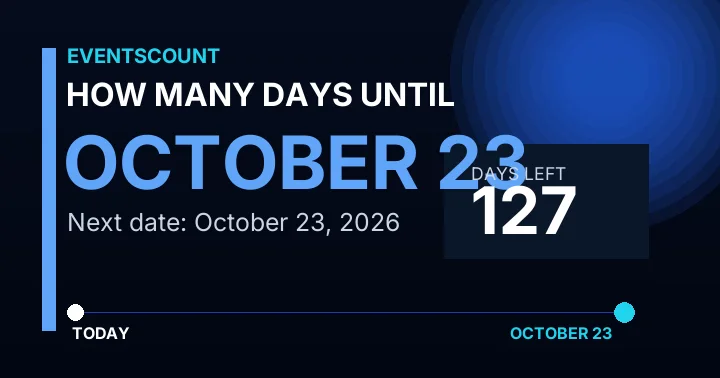How Many Days Until October 23?