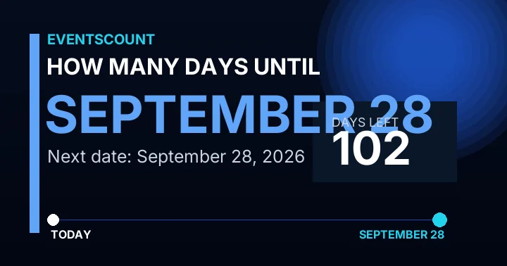 How Many Days Until September 28?