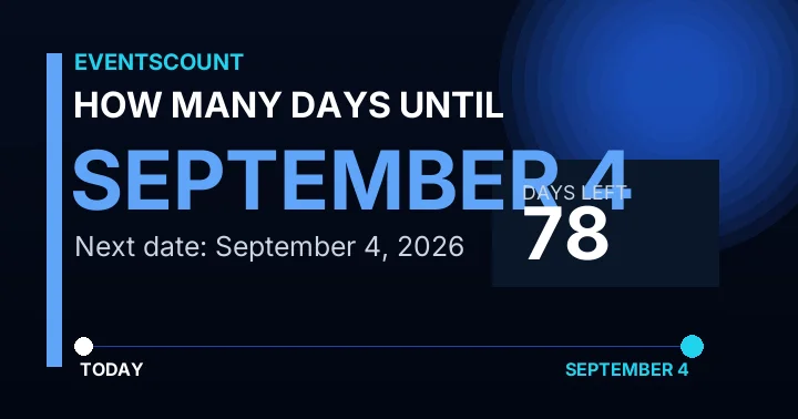 How Many Days Until September 4?