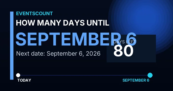 How Many Days Until September 6?