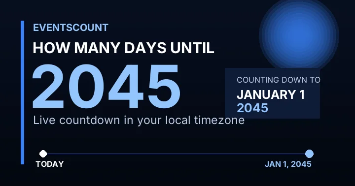 How Many Days Until 2045?