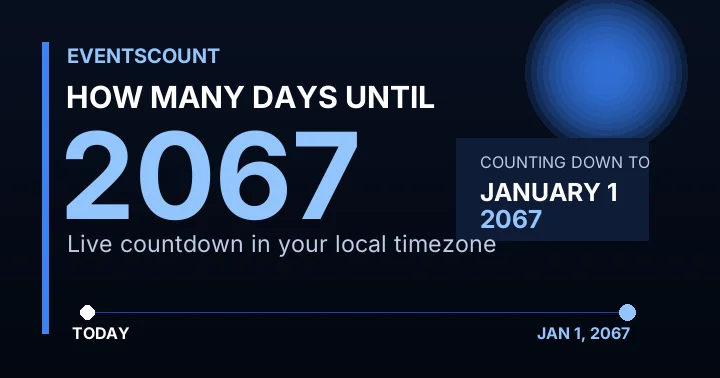 How Many Days Until 2067?