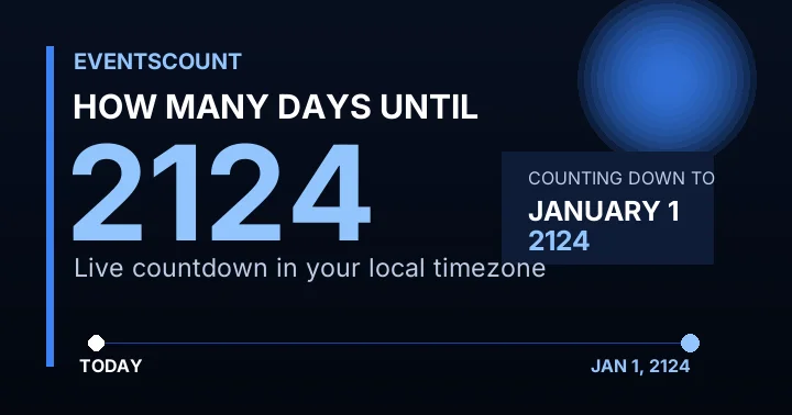 How Many Days Until 2124?