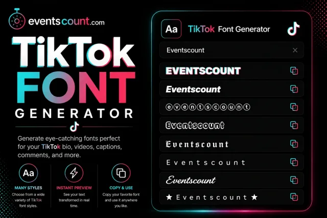 TikTok Font Generator