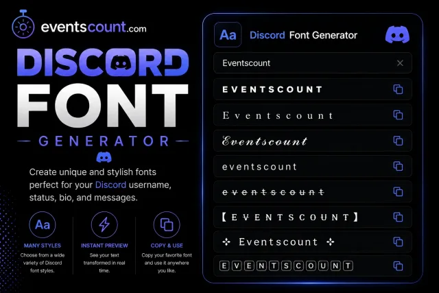 Discord Font Generator