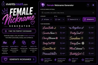 Female Nickname Generator