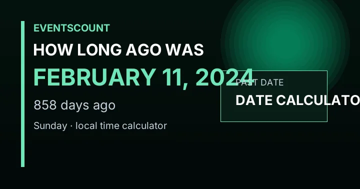 How Long Ago Was February 11, 2024?