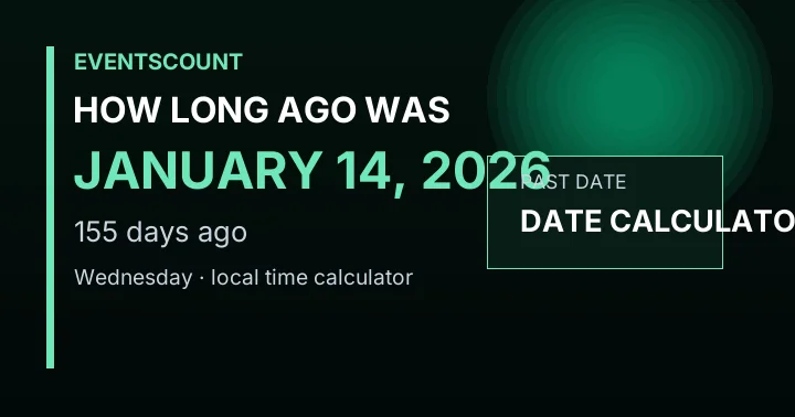 How Long Ago Was January 14, 2026?