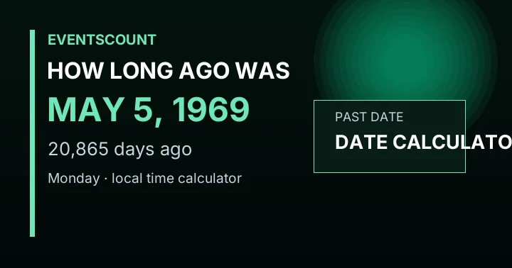 How Long Ago Was May 5, 1969?