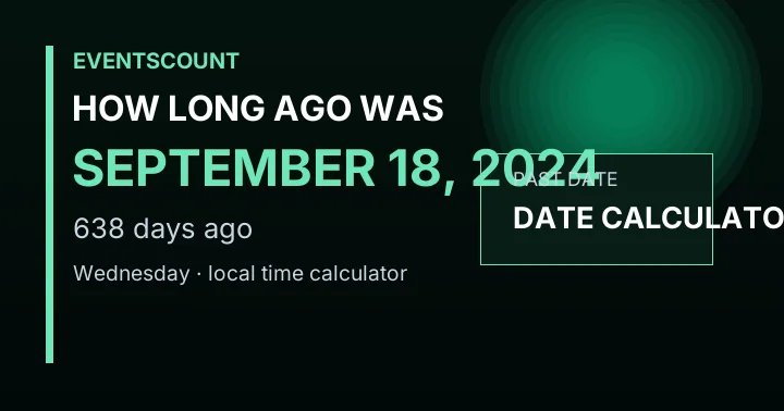 How Long Ago Was September 18, 2024?