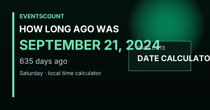 How Long Ago Was September 21, 2024?
