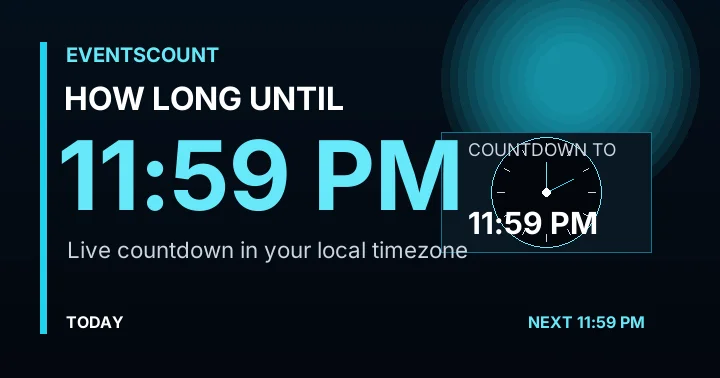 How Long Until 11:59 PM?
