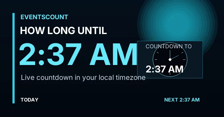 How Long Until 2:37 AM?