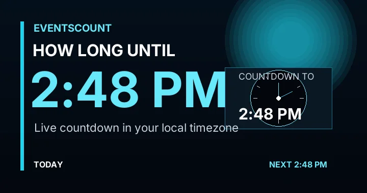 How Long Until 2:48 PM?