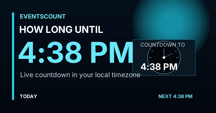 How Long Until 4:38 PM?