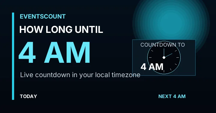 How Long Until 4 AM?
