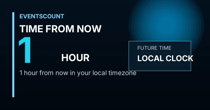 1 Hour From Now