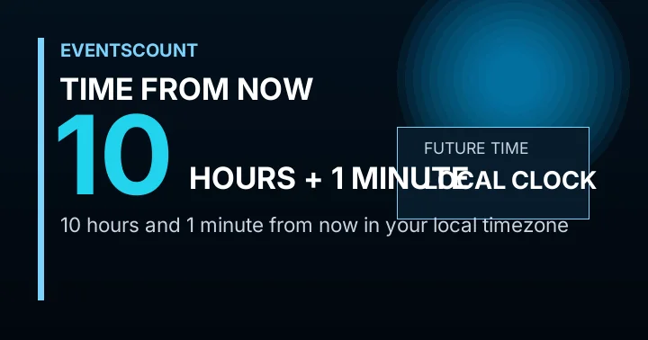 10 Hours 1 Minute From Now