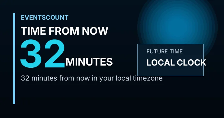 32 Minutes From Now