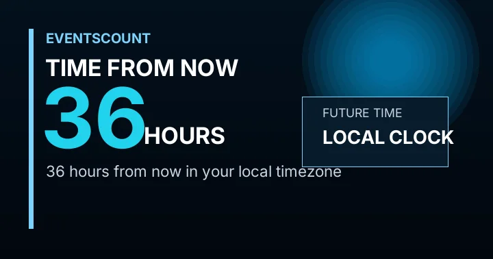 36 Hours From Now