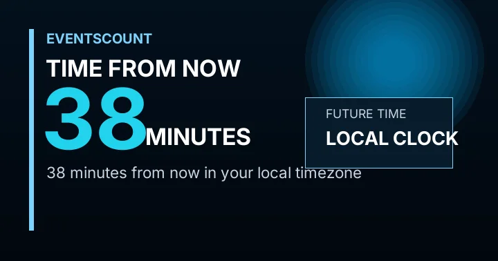 38 Minutes From Now