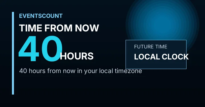 40 Hours From Now