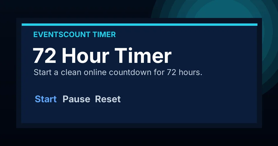72 Hour Timer