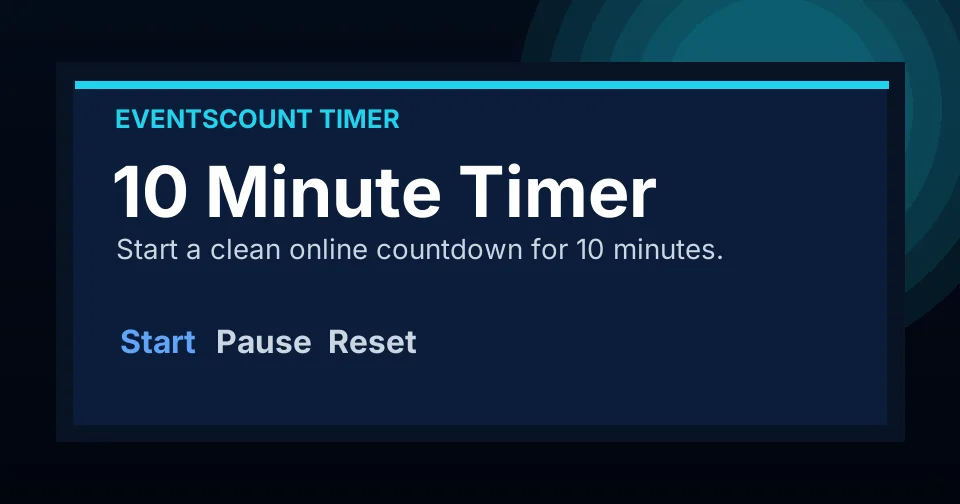 10 Minute Timer