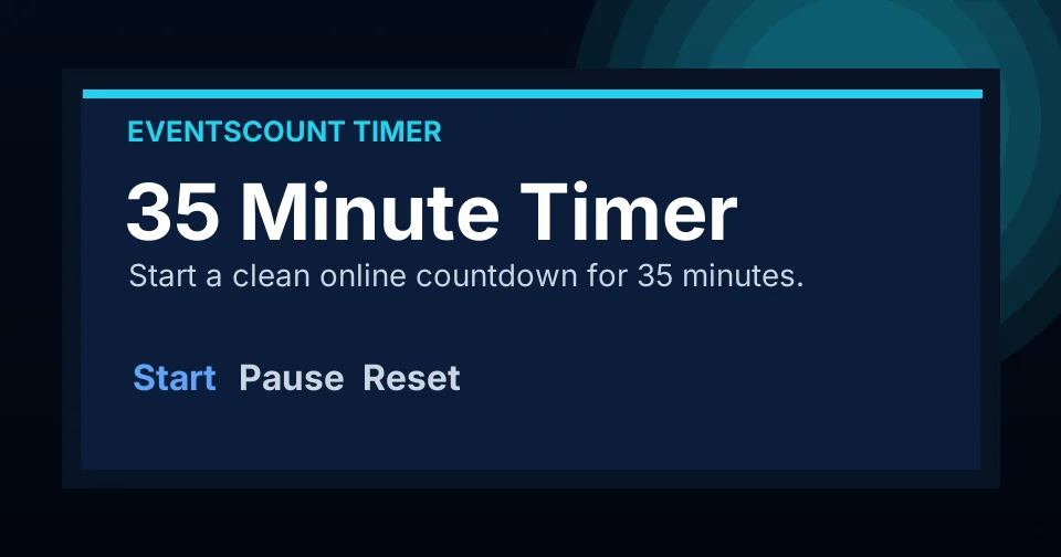 35 Minute Timer