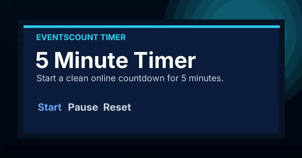 5 Minute Timer