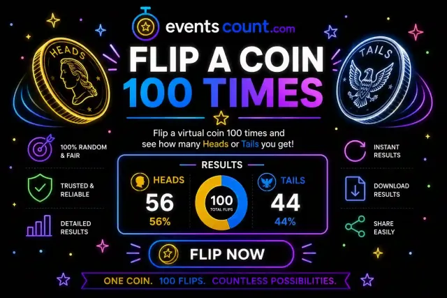 Flip a Coin 100 Times