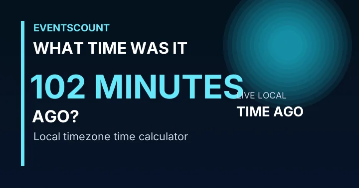 What Time Was It 102 Minutes Ago?