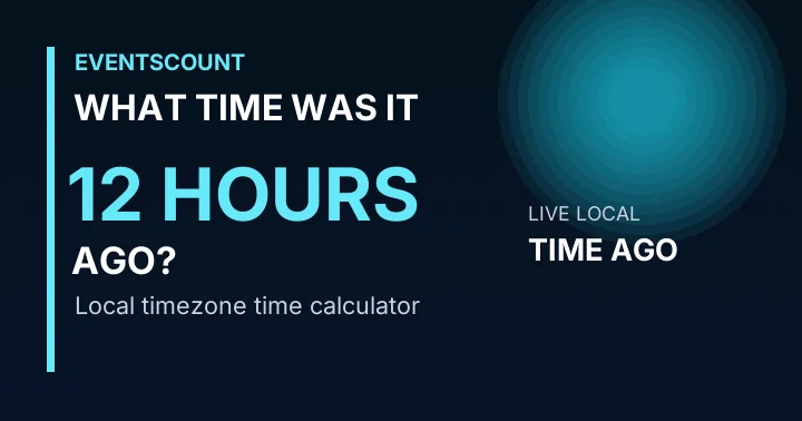 What Time Was It 12 Hours Ago?