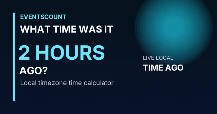 What Time Was It 2 Hours Ago?