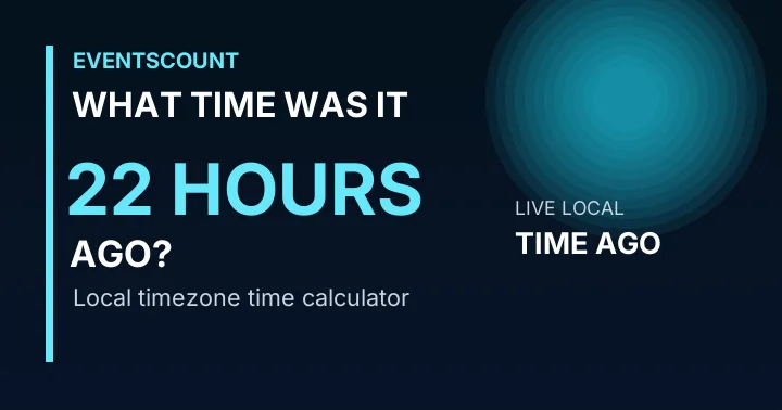 What Time Was It 22 Hours Ago?