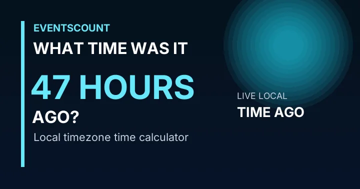 What Time Was It 47 Hours Ago?