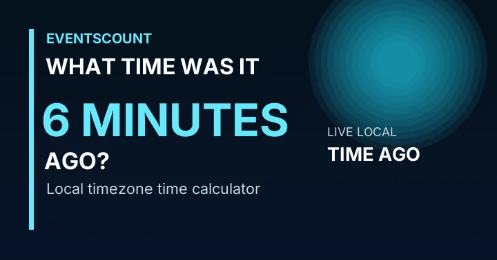 What Time Was It 6 Minutes Ago?