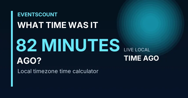 What Time Was It 82 Minutes Ago?